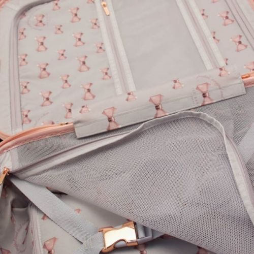 Womens Pink Moulded Bow Small Suitcase 18115 by Ted Baker from Hurleys
