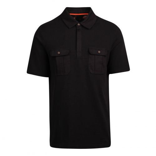 Mens Black Larks Military S/s Polo Shirt 85029 by Ted Baker from Hurleys