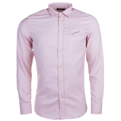Mens Pink S-Harras Oxford L/s Shirt 25501 by Diesel from Hurleys