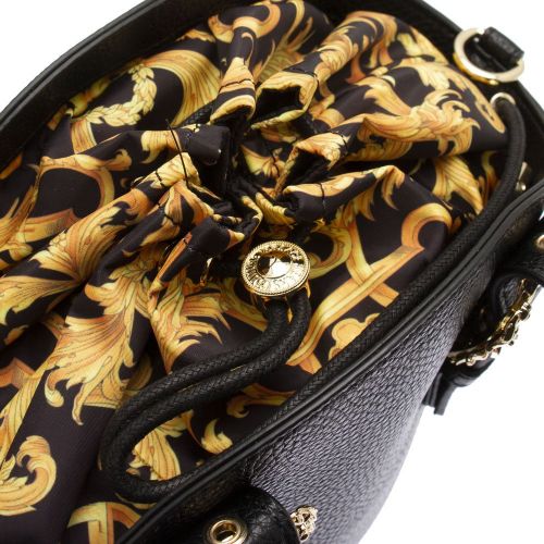 Womens Black Drawstring Tote Crossbody Bag 82501 by Versace Jeans Couture from Hurleys