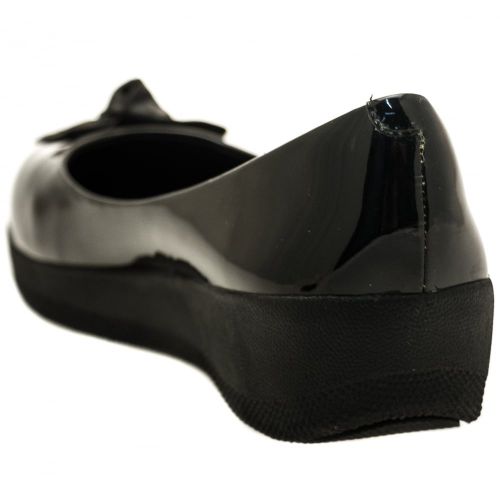 Womens Black Bow Superballerina™ 66904 by FitFlop from Hurleys