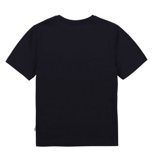 Boys Navy Triple Gold S/s T Shirt 83905 by BOSS from Hurleys