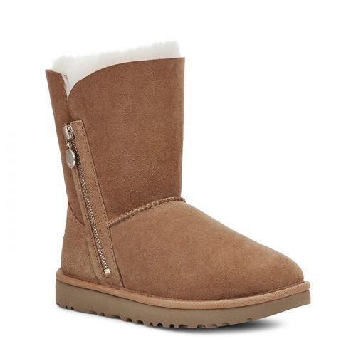 Womens Chestnut Bailey Zip Short Boots 92181 by UGG from Hurleys