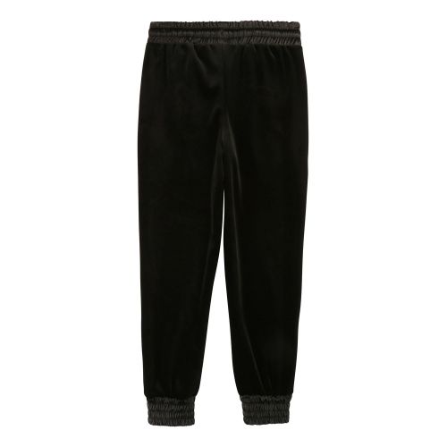 Girls Black Velvet Sweat Pants 45382 by DKNY from Hurleys