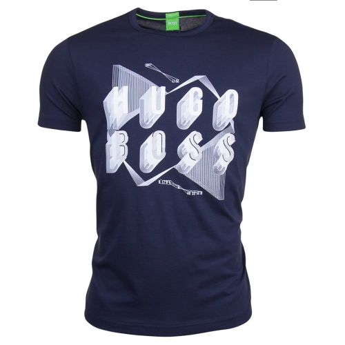 Mens Navy Teeos S/s Tee Shirt 9521 by BOSS from Hurleys