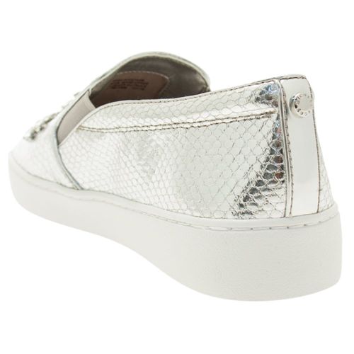Womens Silver Keaton Slip On Trainer 9258 by Michael Kors from Hurleys