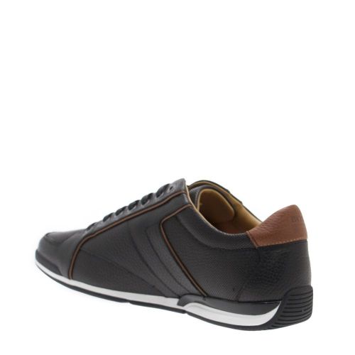 Casual Mens Black Saturn_Lowp Trainers 26726 by BOSS from Hurleys