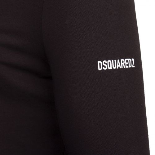 Mens Black Logo Arm L/s T Shirt 93839 by Dsquared2 from Hurleys