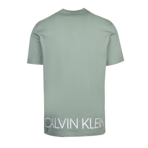 Mens Granite Green Nylon Pocket S/s T Shirt 56164 by Calvin Klein from Hurleys