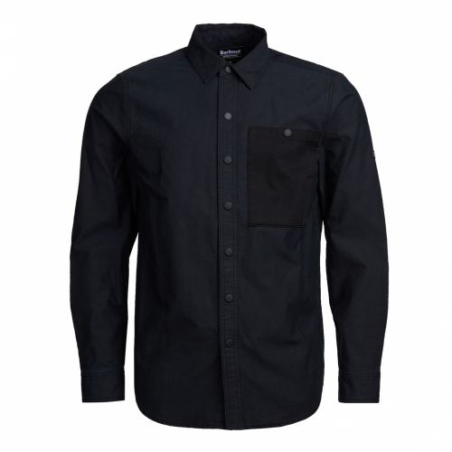 Mens Black Dual Overshirt 46524 by Barbour International from Hurleys