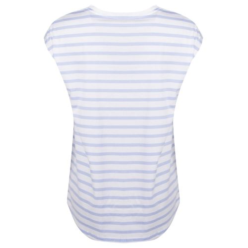 Womens Chambray Blue Tika-44 Striped S/s T Shirt 20656 by Calvin Klein from Hurleys