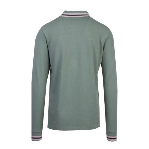Anglomania Mens Green Squiggle L/s Polo Shirt 52557 by Vivienne Westwood from Hurleys