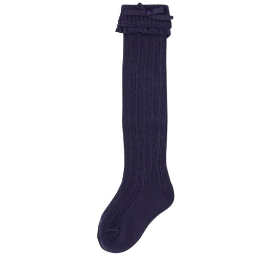 Girls Navy Knitted Socks 12703 by Mayoral from Hurleys