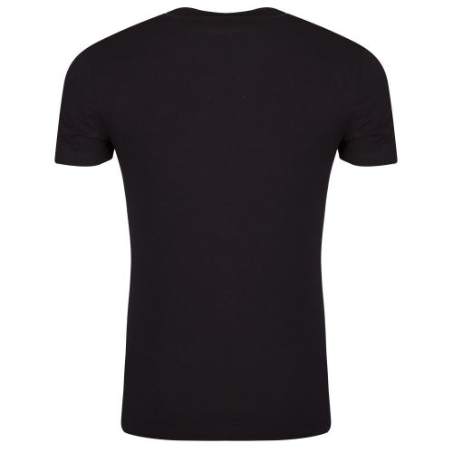 Mens Black & Gold Small Iconic Logo Slim S/s T Shirt 25272 by Versace Jeans from Hurleys