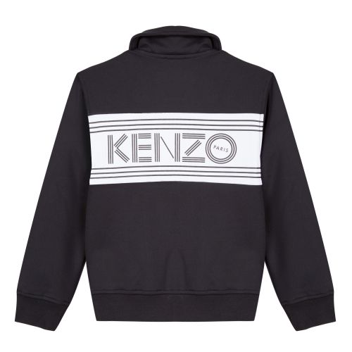 Boys Black Logo Tape Tracksuit 30796 by Kenzo from Hurleys