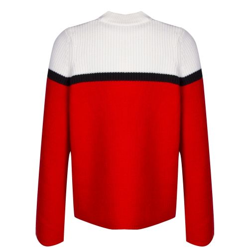 Casual Womens Bright Red Issamay Roll Neck Knitted Jumper 28562 by BOSS from Hurleys