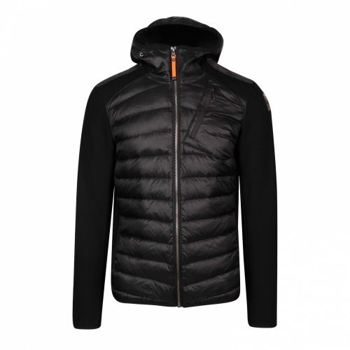 Mens Black Nolan Light Padded Hooded Jacket 48916 by Parajumpers from Hurleys