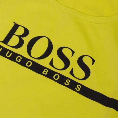 Mens Yellow Big Logo Beach Tank Top 37721 by BOSS from Hurleys