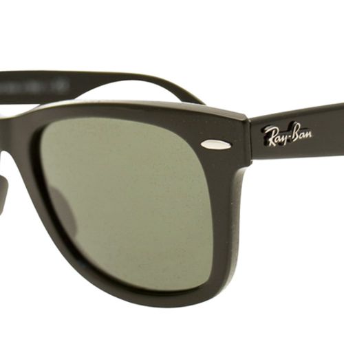 Mens Black RB4340 Wayfarer Ease Sunglasses 9704 by Ray-Ban from Hurleys