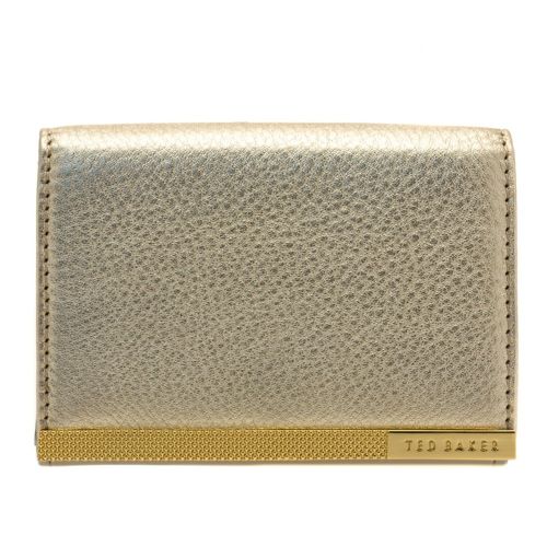 Womens Light Grey Lani Textured Slim Bar Coin Purse 63254 by Ted Baker from Hurleys
