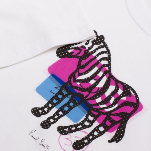 Mens White Polka Zebra Regular Fit S/s T Shirt 35739 by PS Paul Smith from Hurleys