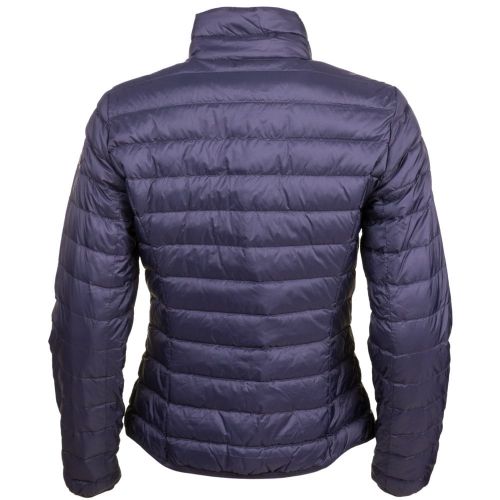 Womens Blue Duck Down Baffle Quilted Jacket 67838 by Armani Jeans from Hurleys