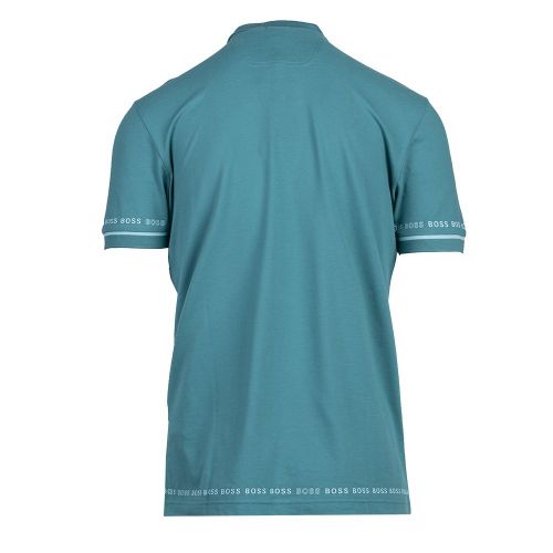 Athleisure Mens Turquoise Paddy 1 Regular Fit S/s Polo Shirt 100049 by BOSS from Hurleys