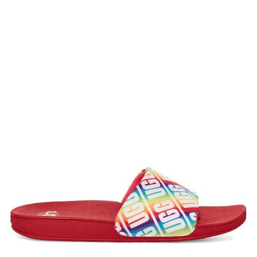 Kids Pink Rainbow Beach Slides (12-5) 87367 by UGG from Hurleys