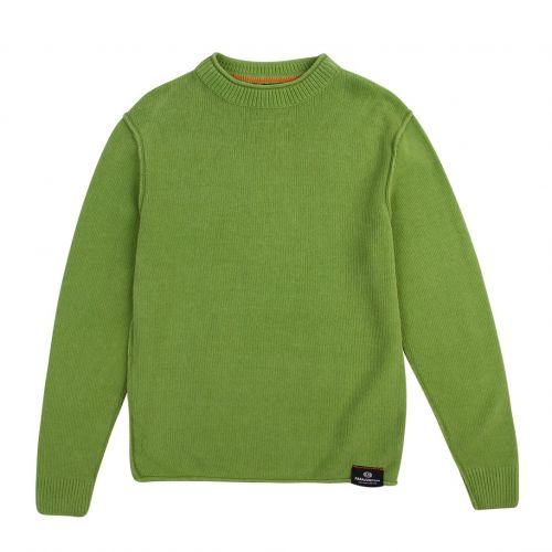 Boys Bud Green Braw Chenille Knitted Jumper 90552 by Parajumpers from Hurleys