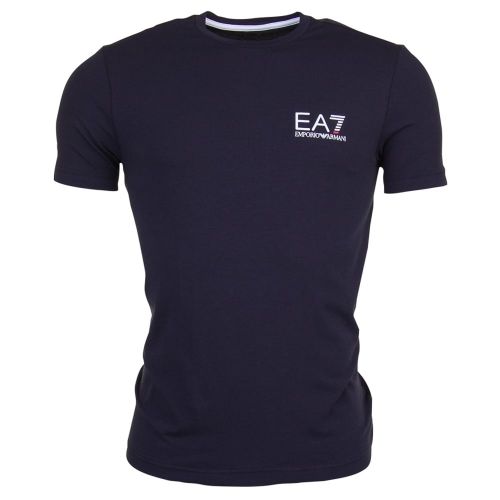Mens Night Blue Train Core ID Tee Shirt 6921 by EA7 from Hurleys