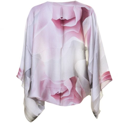 Womens Nude Pink Mayes Porcelain Rose Silk Scarf & Cape 63188 by Ted Baker from Hurleys