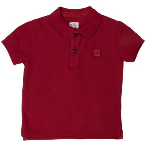 Boys Rosewood Branded S/s Polo Shirt 13610 by C.P. Company Undersixteen from Hurleys
