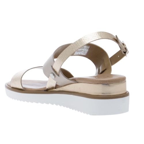 Womens Rose Gold Navas Sandals 24323 by Moda In Pelle from Hurleys
