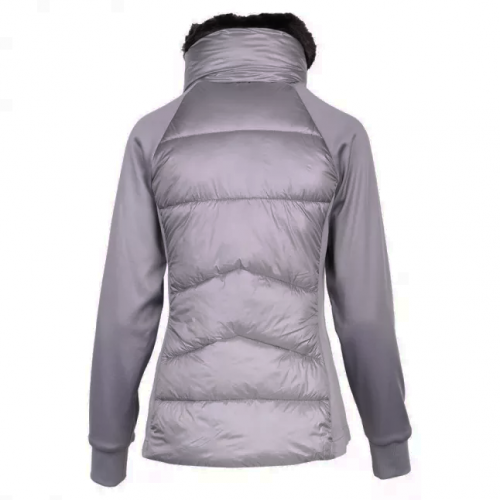 Womens Platinum Titanium Hybrid Sweat Jacket 99755 by Barbour International from Hurleys