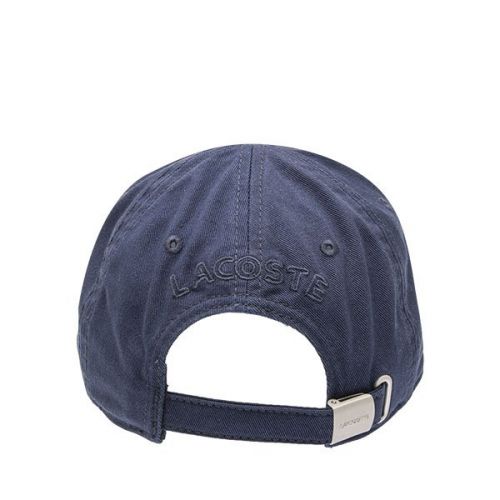 Boys Navy Branded Croc Cap 109515 by Lacoste from Hurleys