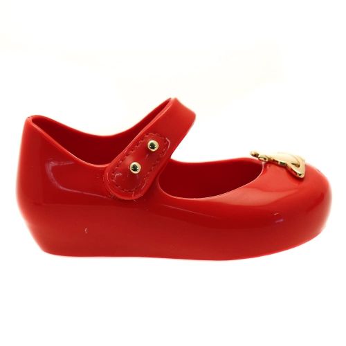 Vivienne Westwood Girls Red Patent Mini Ultragirl 15 Orb (4-9) 44424 by Mini Melissa from Hurleys