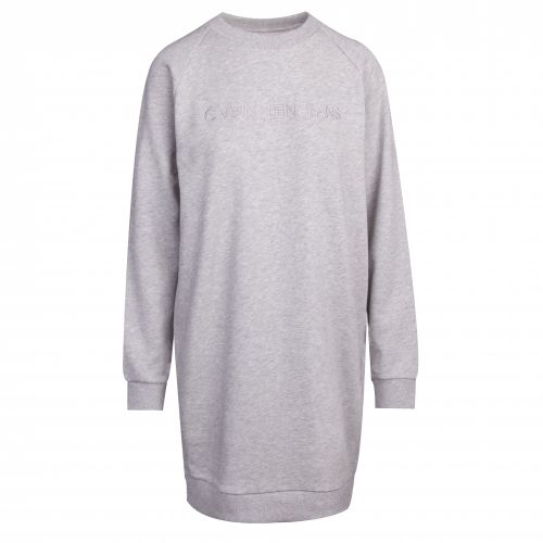 Womens Light Grey Heather Institutional Sweater Dress 34670 by Calvin Klein from Hurleys