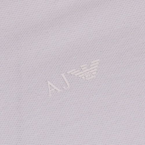 Mens White Chest Logo Regular Fit S/s Polo Shirt 69608 by Armani Jeans from Hurleys