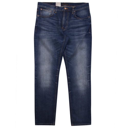 Mens Lost Legend Blue Lean Dean Slim Fit Jeans 26126 by Nudie Jeans Co from Hurleys