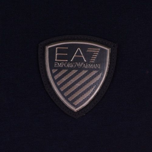 Mens Navy Training Soccer Back Print S/s Polo Shirt 64431 by EA7 from Hurleys