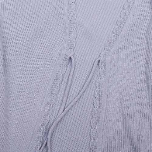 Womens Cashmere Blue Vipopsa Tie Knitted Cardigan 86386 by Vila from Hurleys