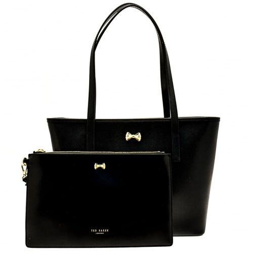 Womens Black Anaiya Micro Bow Small Shopper Bag 62943 by Ted Baker from Hurleys