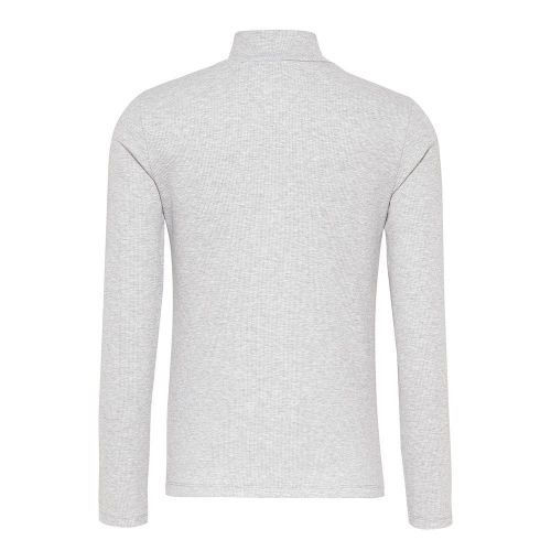 Womens Silver Grey Rib Mock Neck Knitted Jumper 79723 by Tommy Jeans from Hurleys