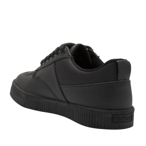 Youth Black Tovni Flex Shoes (3-6) 92171 by Kickers from Hurleys
