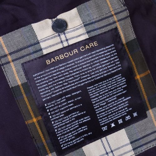 Heritage Womens Navy Summer Spey Waxed Jacket 71667 by Barbour from Hurleys