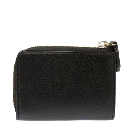 Womens Black Branded Small Zip Around Purse 37190 by Emporio Armani from Hurleys