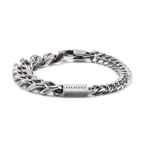 Mens Silver E-Functional Bracelet 96789 by HUGO from Hurleys