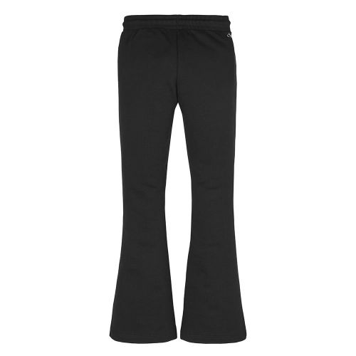 Girls Black Foil Logo Flared Sweat Pants 80579 by Calvin Klein from Hurleys