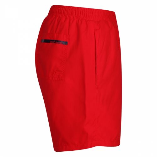Mens Bright Red Dolphin Side Logo Swim Shorts 37697 by BOSS from Hurleys