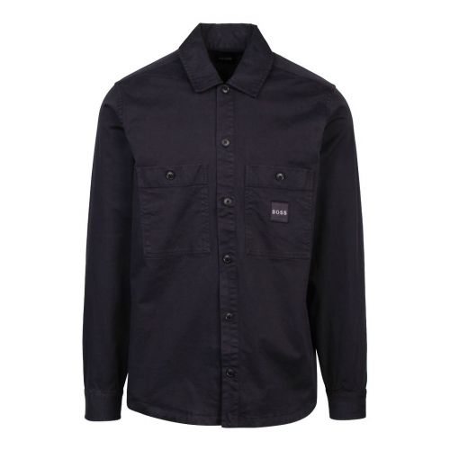 Casual Mens Dark Blue Locky Overshirt 95460 by BOSS from Hurleys